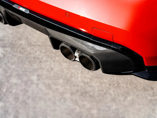BMW M3 / M4 (G80 / G81 / G82 / G83) | Akrapovic | Rear Carbon Diffuser (High Gloss Black)
