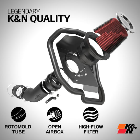 K&N 57-7000 FIPK Cold Air Intake Kit for Porsche 911 – image 2