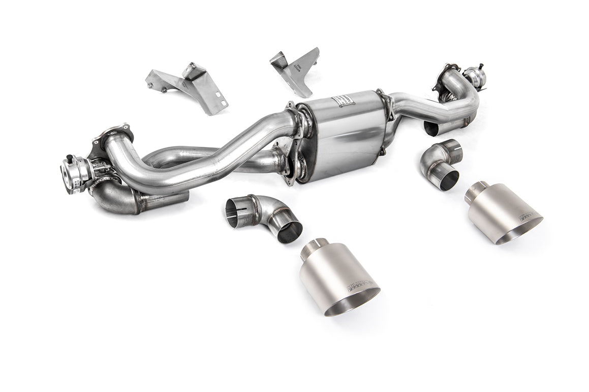 Milltek OPF Back Exhaust System for Porsche 718 Cayman GT4 | Boxster GTS (4.0) Manual & PDK Cars Titanium Tips