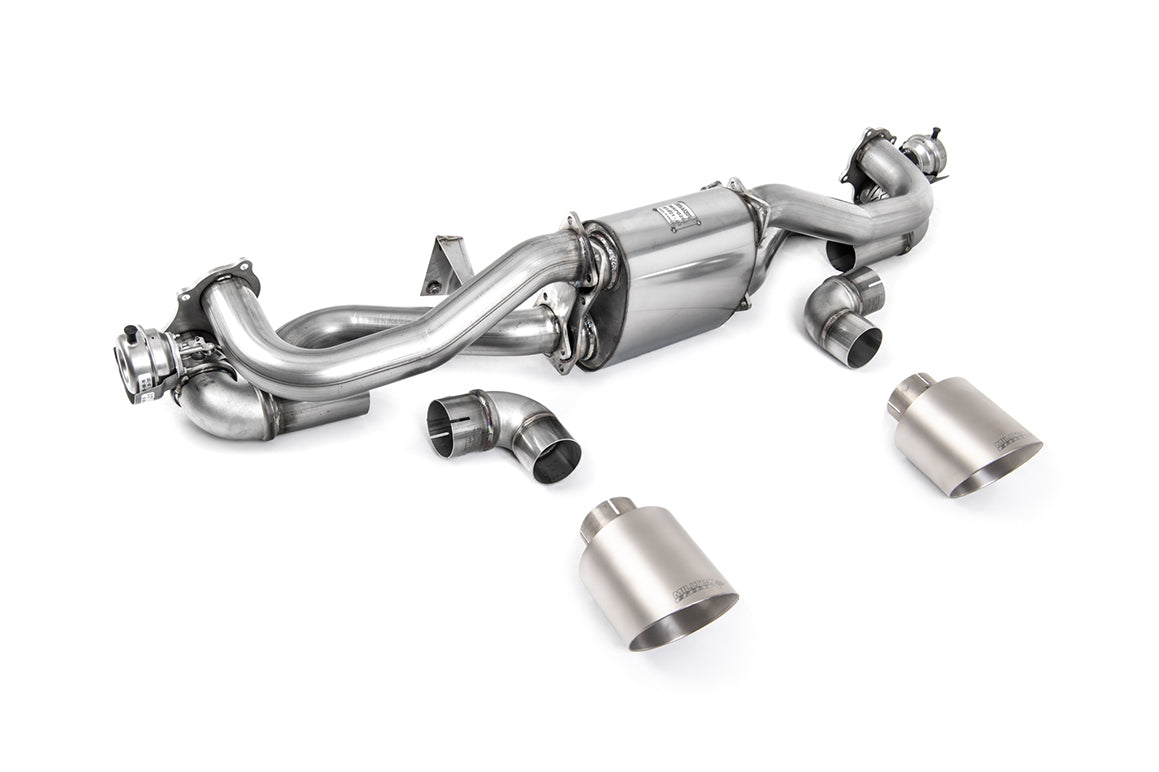 Milltek OPF Back Exhaust System for Porsche 718 Cayman GT4 | Boxster GTS (4.0) Pre Feb 2020 Titanium Tips