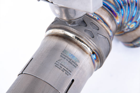 Milltek Rear Silencer Delete Titanium Exhaust System for Porsche 911 (992.1) Carrera S (3.0L T), GTS & Dakar OPF Models