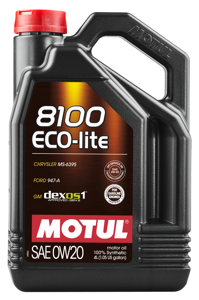 MOTUL 8100 ECO-lite 0W-20 Engine Oil - Toyota GR Yaris