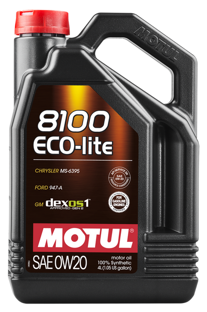 MOTUL 8100 ECO-lite 0W-20 Engine Oil - Toyota GR Yaris