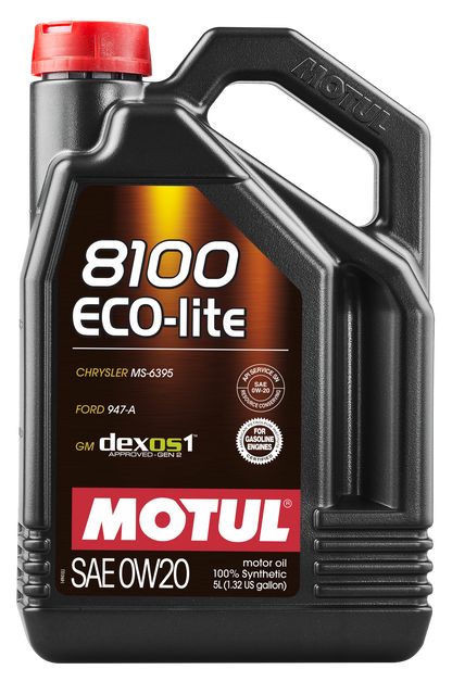 MOTUL 8100 ECO-lite 0W-20 Engine Oil - Toyota GR Yaris