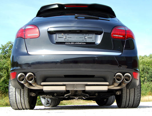 Milltek Cat Back Resonated Exhaust System Cup Style for Porsche Cayenne 958 Turbo 4.8 V8 (Pre-Facelift)