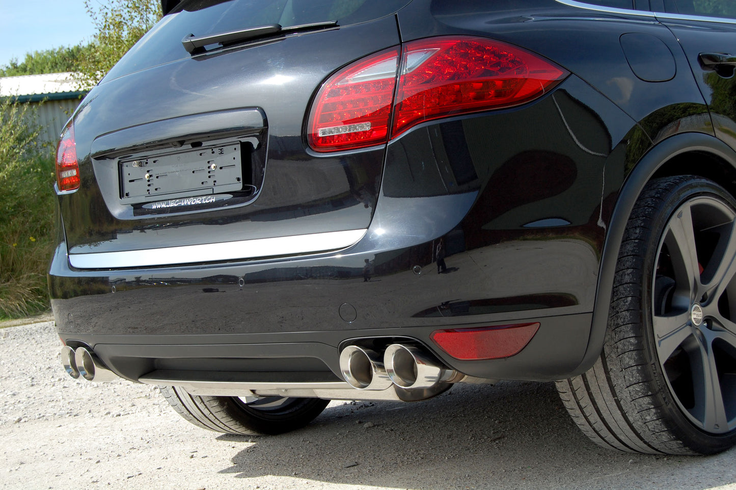 Milltek Cat Back Resonated Exhaust System Cup Style for Porsche Cayenne 958 Turbo 4.8 V8 (Pre-Facelift)