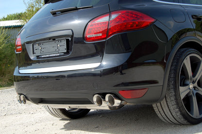 Milltek Cat Back Resonated Exhaust System Cup Style for Porsche Cayenne 958 Turbo 4.8 V8 (Pre-Facelift)