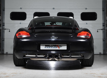 Milltek Cat Back Resonated Exhaust System for Porsche 987 Cayman S | Boxster S (3.4L) Gen 2