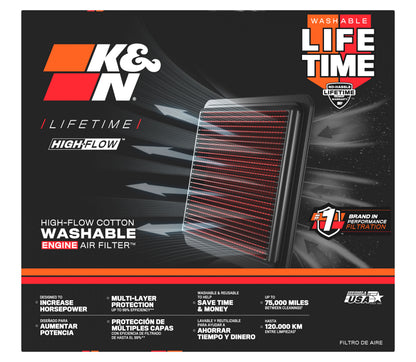 K&N 33-5111 High-Flow Air Filter for BMW M135i / M235i Gran Coupé – image 14