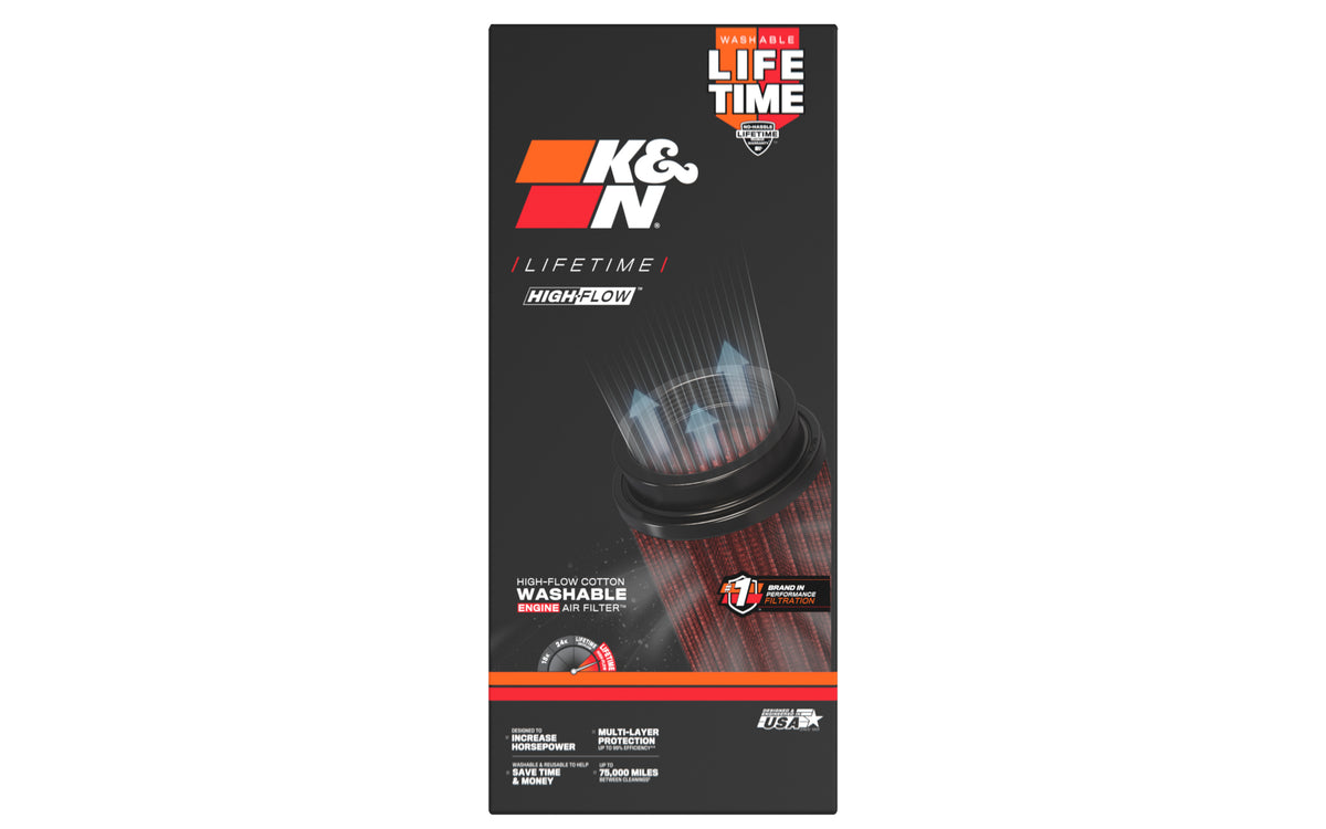 K&N E-1999 High-Flow Air Filter (Pair) for Porsche 911 – image 11