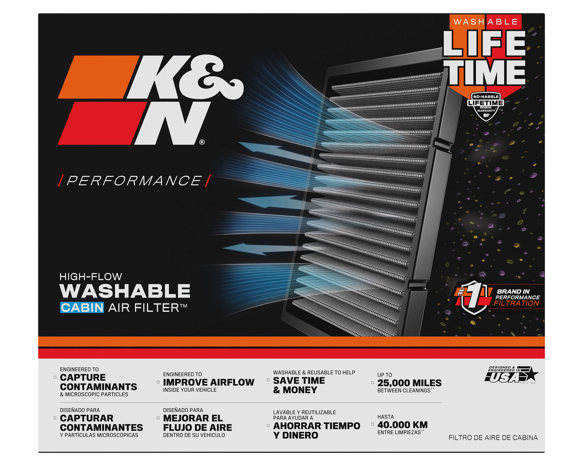 K&N VF2083 Washable Cabin Air Filter for Tesla Model S – image 14