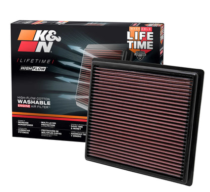 K&N 33-2443 High-Flow Air Filter for Toyota GR Yaris – image 2