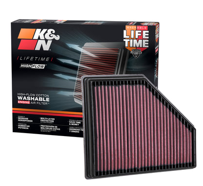 K&N 33-3136 High-Flow Air Filter for BMW M240i – image 4