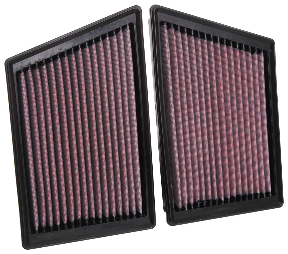 K&N 33-3153 High-Flow Air Filter (Pair) for Porsche 911 – image 2