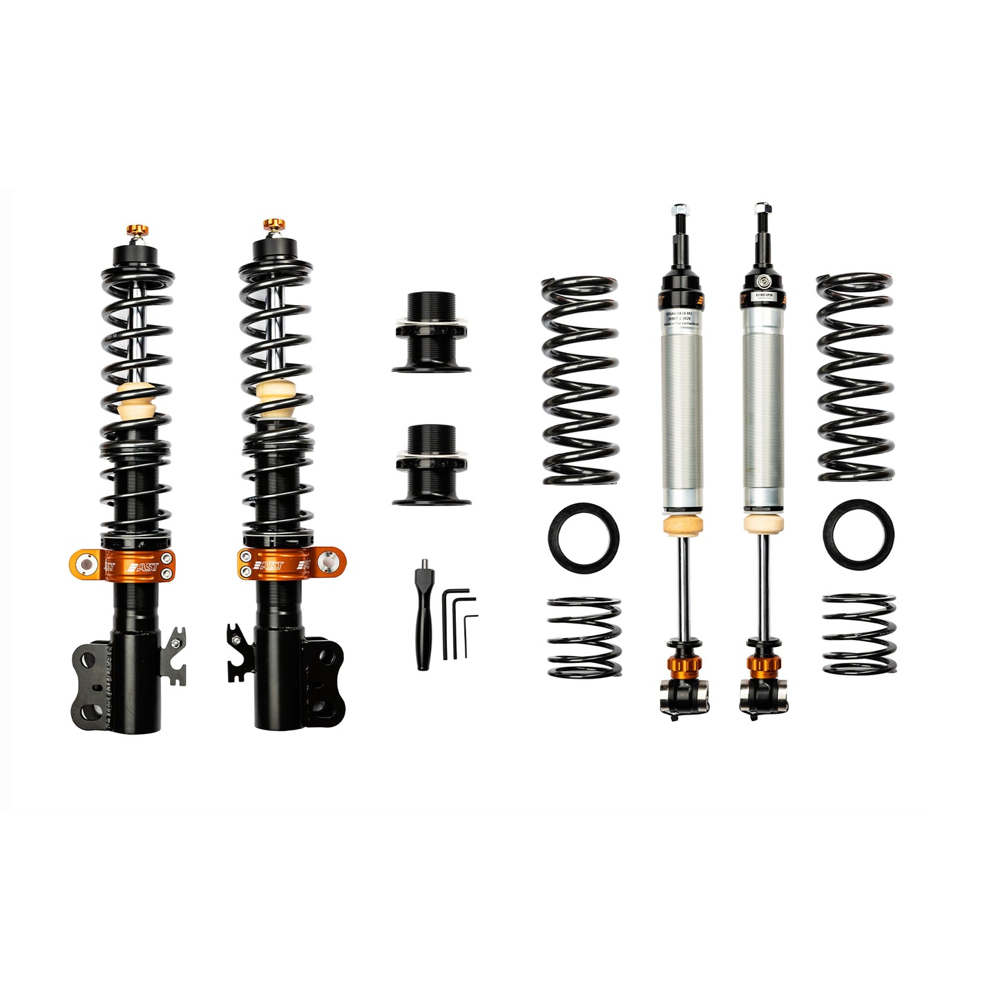 AST 4100 1-way Adjustable Coilover Suspension Kit for the Toyota Yaris GR AWD