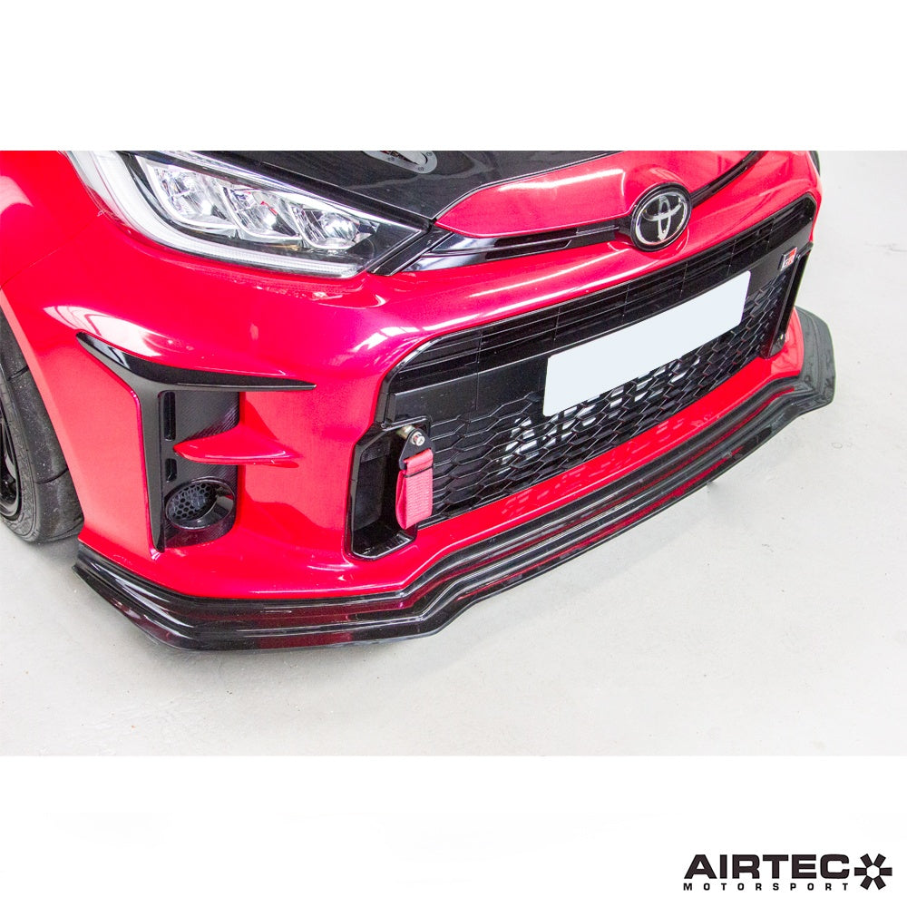 AIRTEC Motorsport Double Lip Front Splitter for Toyota Yaris GR - Fitted