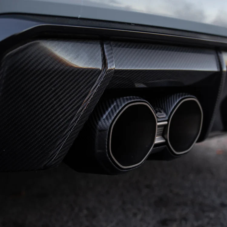BMW M2 / M3 / M4 (G87 / G80 / G81 / G82 / G83) | Akrapovic | Octagonal Tail Pipe Set (Carbon)