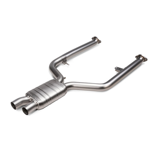 BMW M2 M3 M4 (G87 G80 G81 G82 G83) Akrapovic Evolution Link Pipe Set (Stainless Steel - Long)