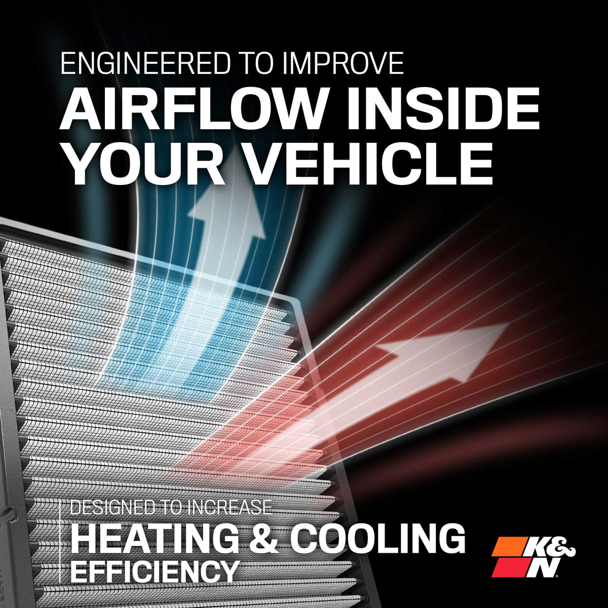K&N VF3023 Washable Cabin Air Filter (Pair) for Tesla Model 3 / Model Y – image 7