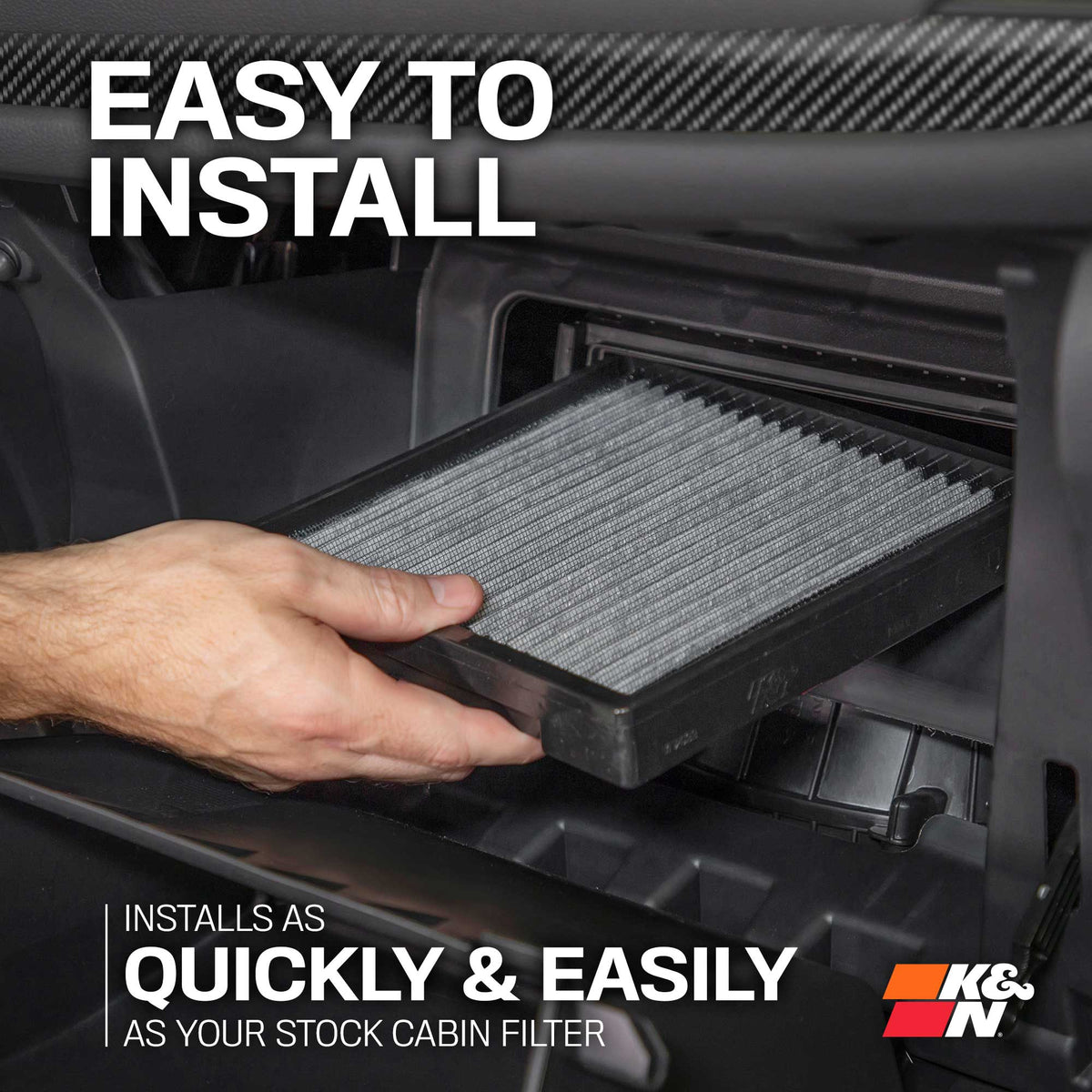 K&N VF2054 Washable Cabin Air Filter for Toyota GR Yaris – image 10