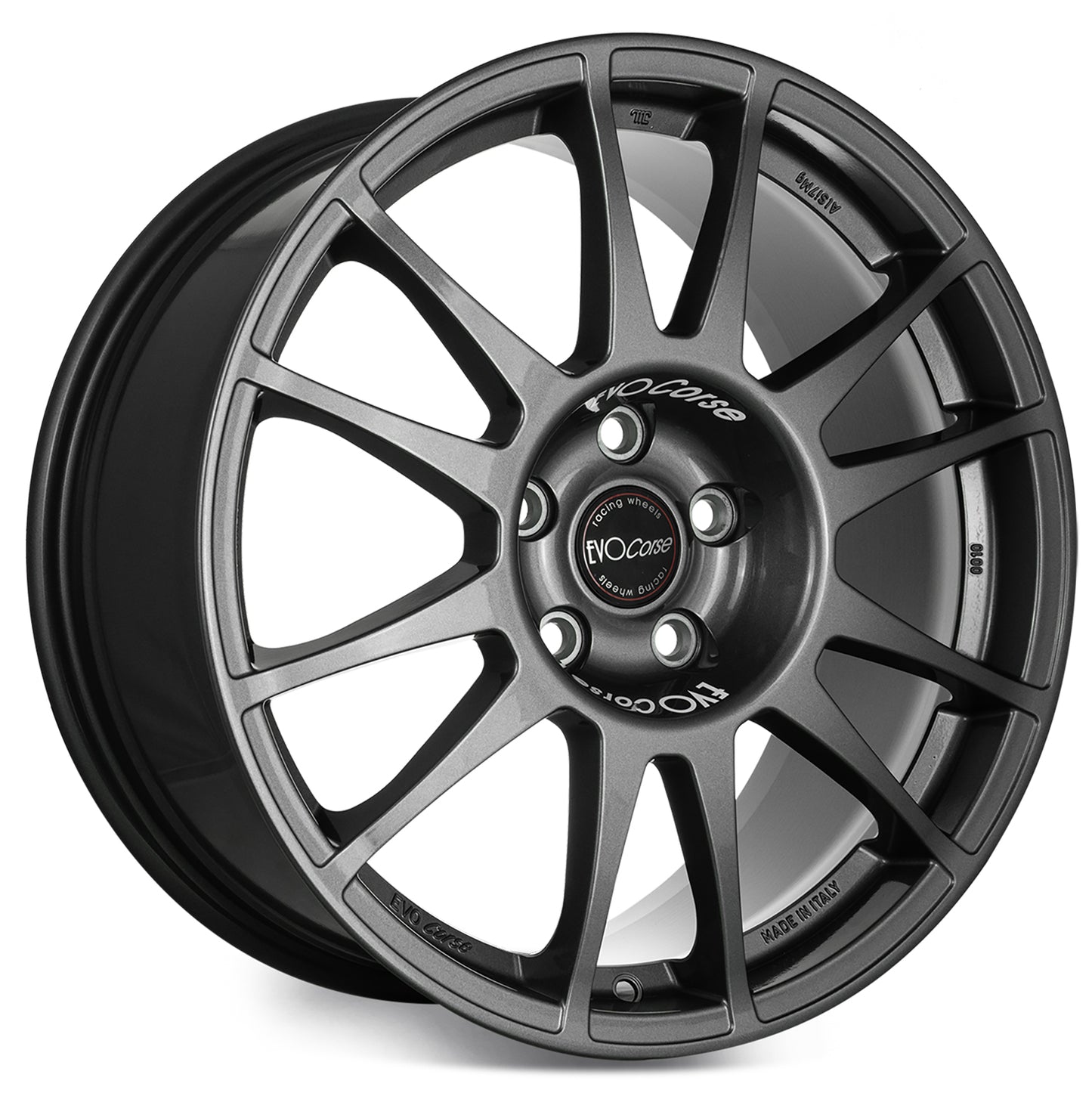 Evo Corse SanremoCorse 18x8 ET45 - For GR Yaris Rally Style Homage Anthracite