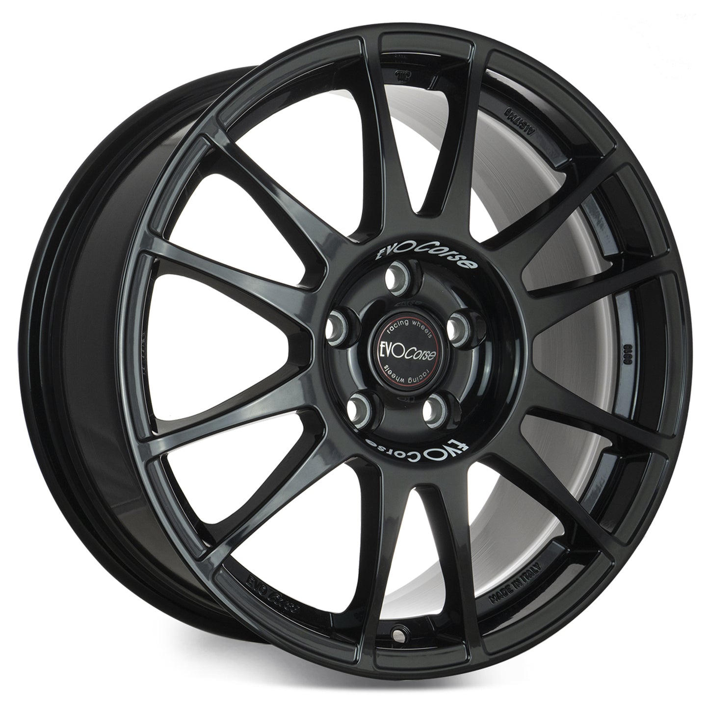 Evo Corse SanremoCorse 18x8 ET45 - For GR Yaris Rally Style Homage Gloss Black