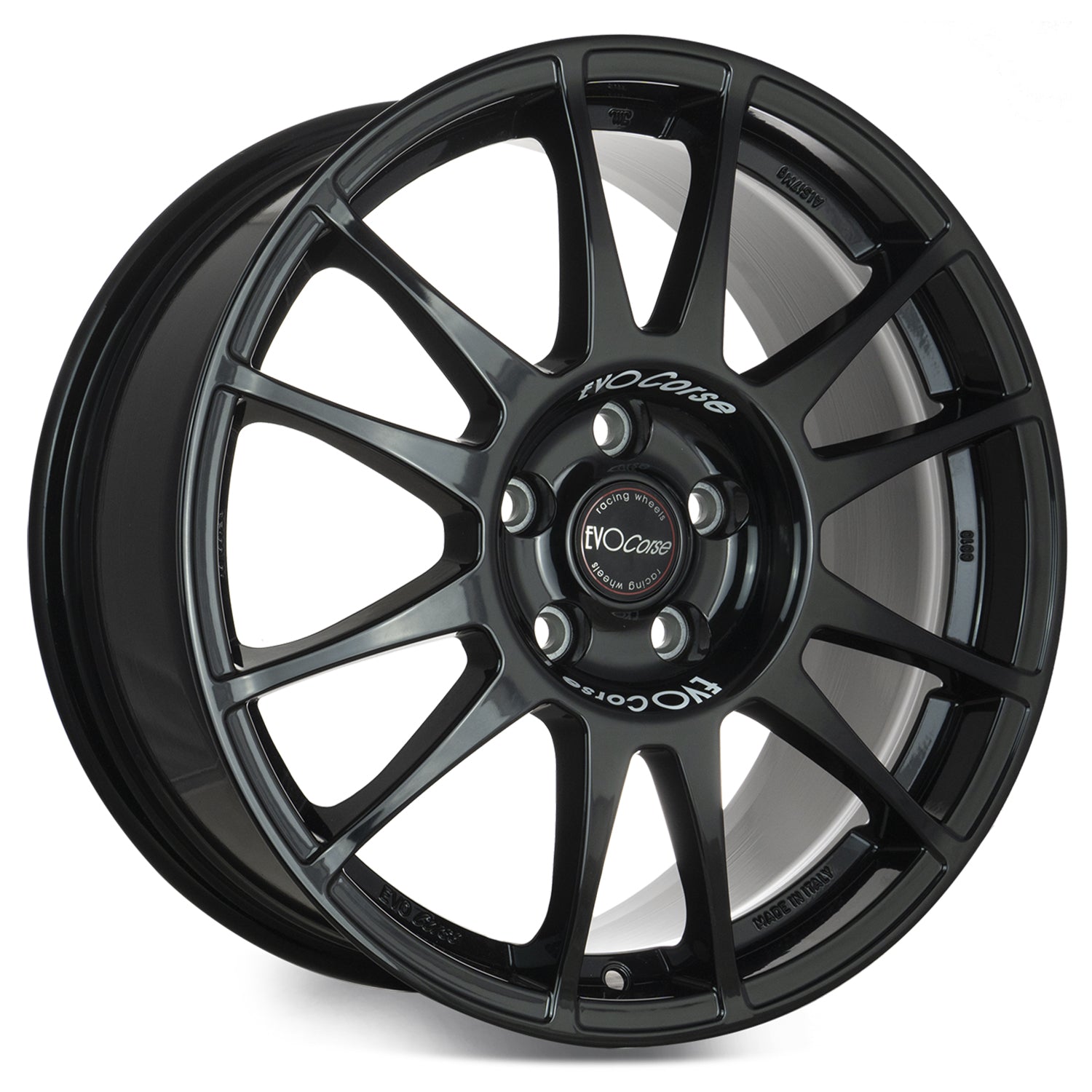 Evo Corse SanremoCorse 18x8 ET45 - For GR Yaris Rally Style Homage Gloss Black