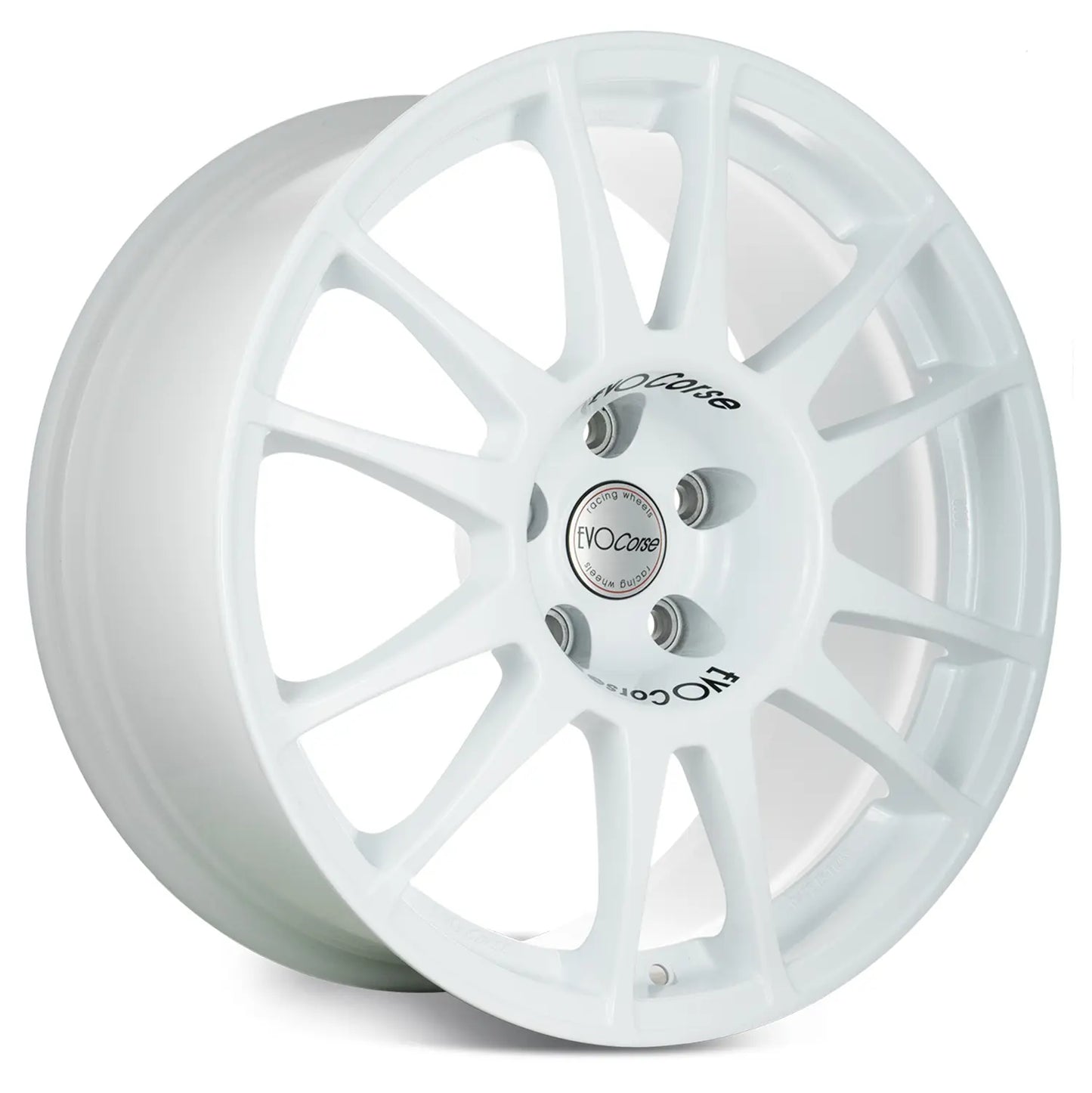 Evo Corse SanremoCorse 18x8 ET45 - For GR Yaris Rally Style Homage White