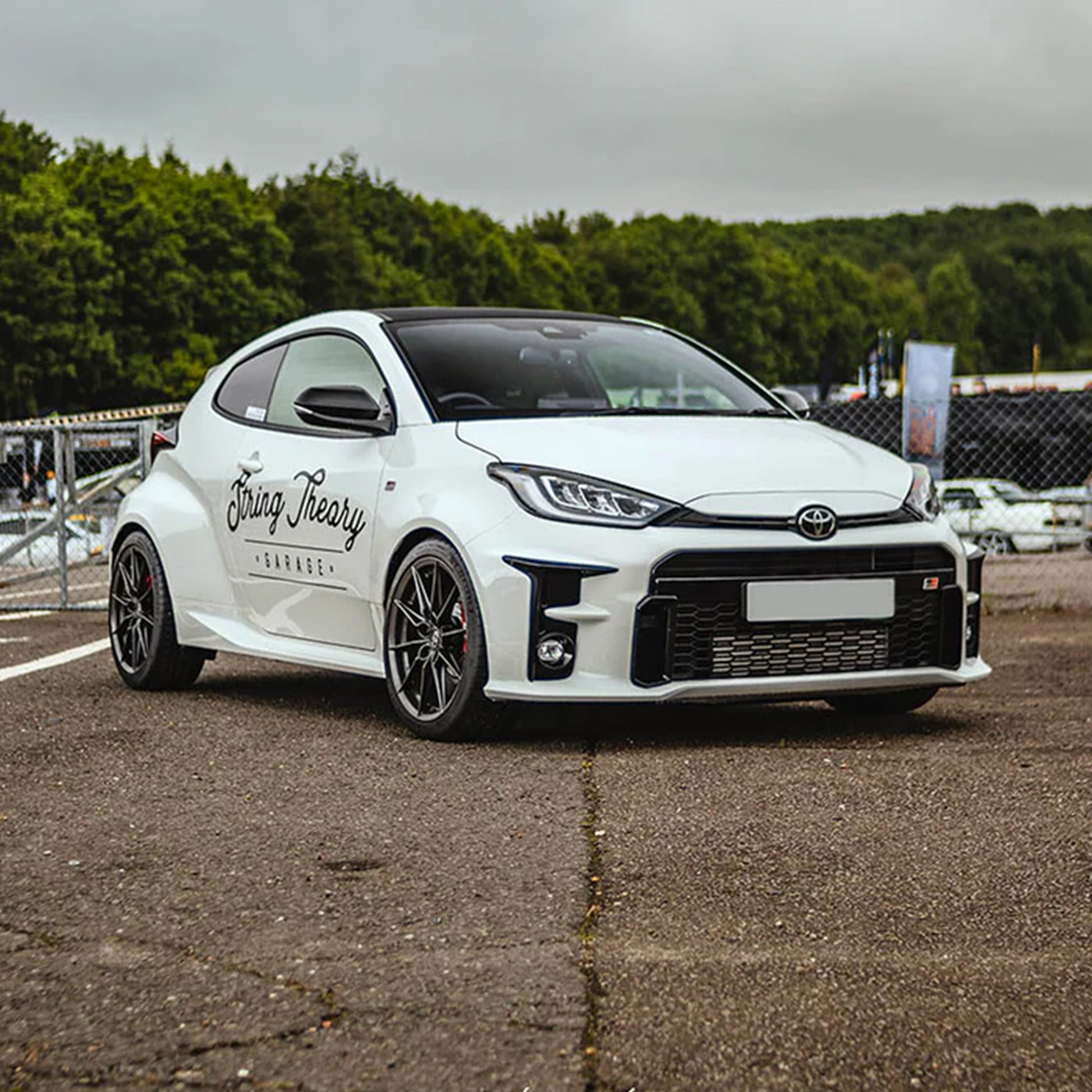 GR Yaris Stance Pack | Eibach Springs & 21.5mm Spacers | String Theory Garage