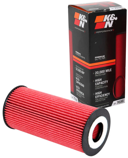 K&N HP-7036 Performance Oil Filter for Porsche 718 Boxster / Cayman / Boxster – image 3