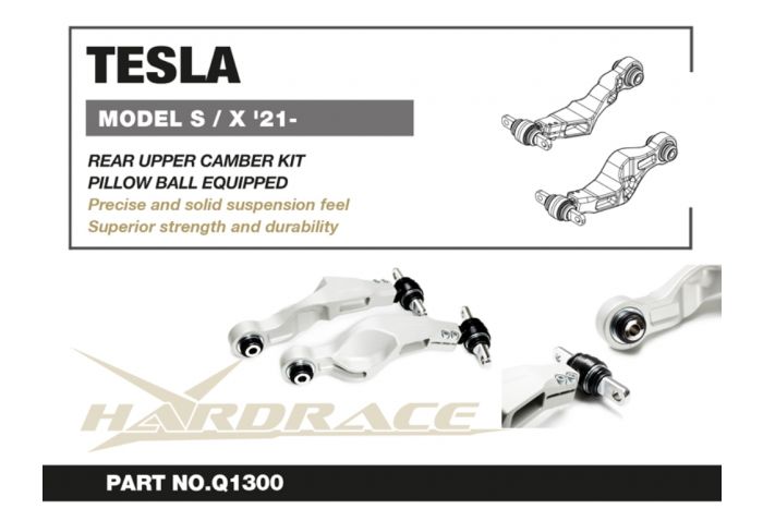 Hardrace Rear Upper Camber Arm Kit - Tesla Model S | Model X