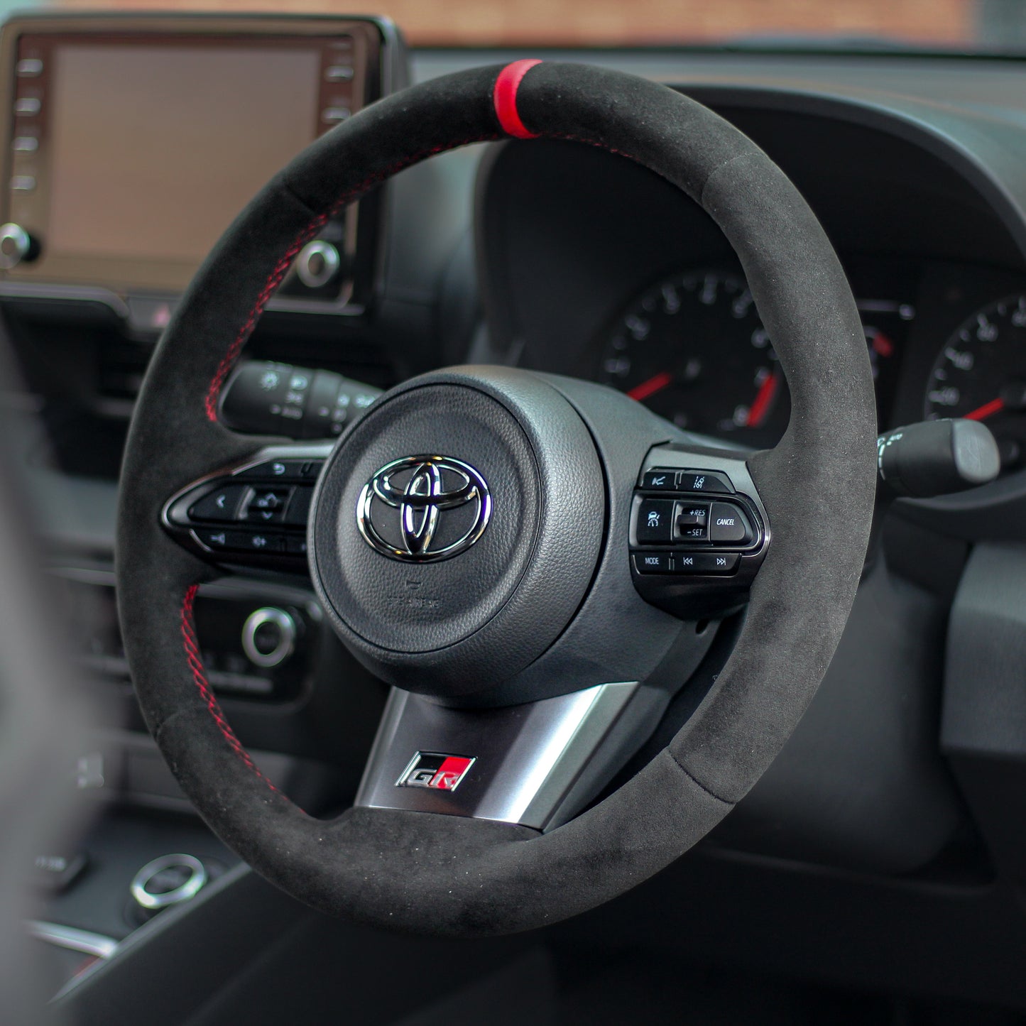 Alcantara Steering Wheel Toyota GR Yaris