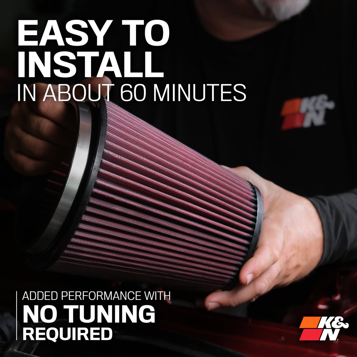 K&N 57-7000 FIPK Cold Air Intake Kit for Porsche 911 – image 8