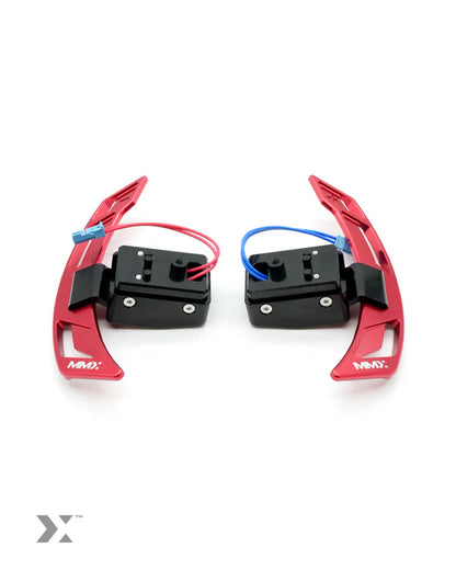 MMX Gear shift paddles | F Series | Titanium Magnetic Paddle Inc Fitting kit