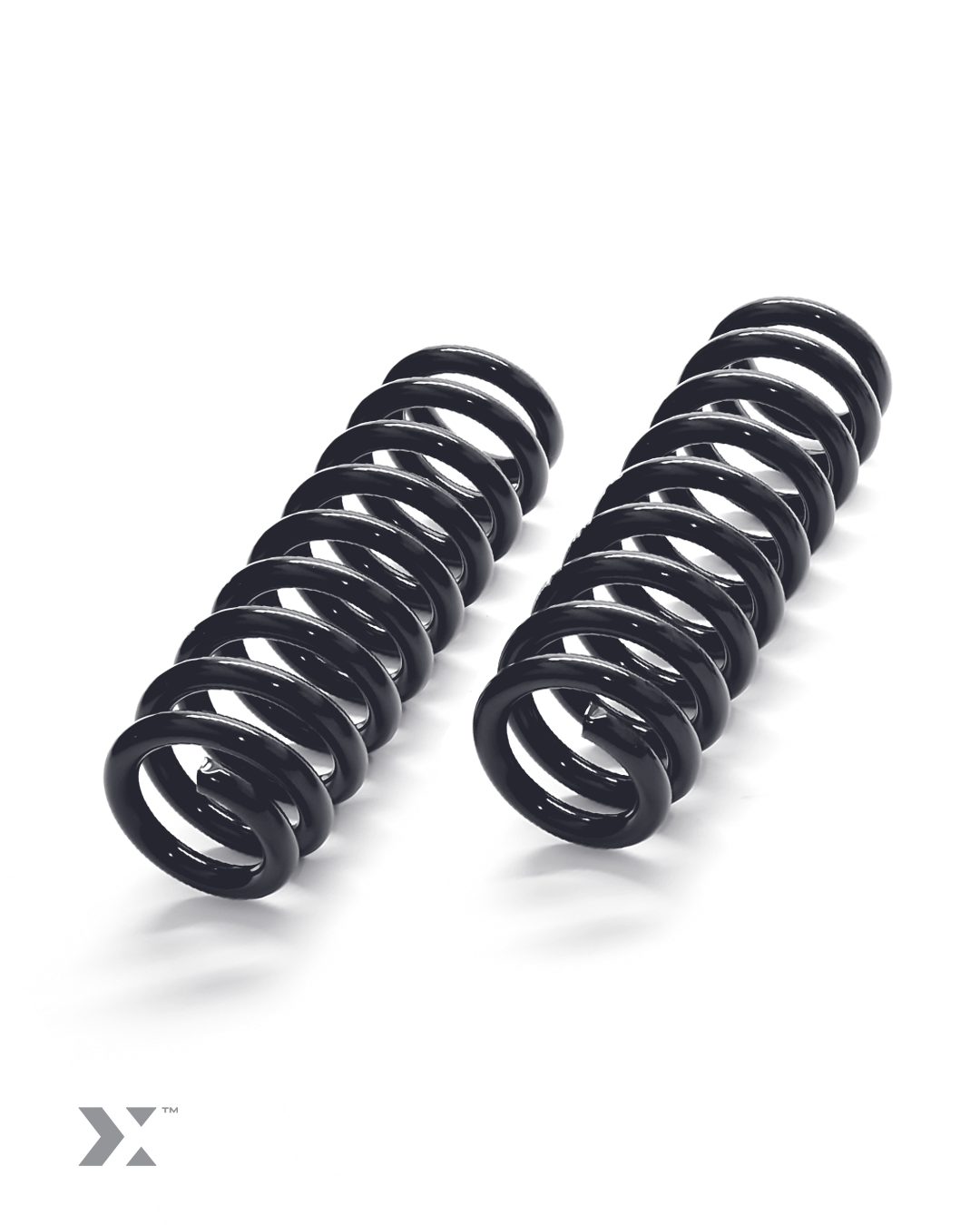 MMX G42 M240i lowering springs - packaged set showing spring coils
