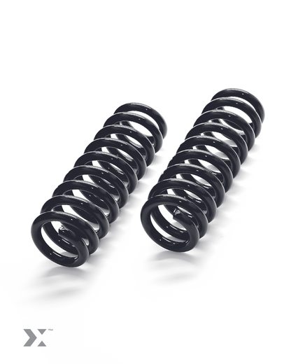 MMX G42 M240i lowering springs - packaged set showing spring coils