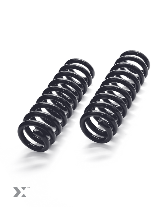 MMX G42 M240i lowering springs - packaged set showing spring coils