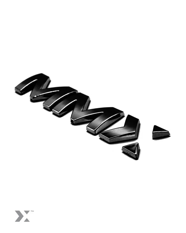 MMX Performance Car Badge – Chrome or Gloss Black (100mm)