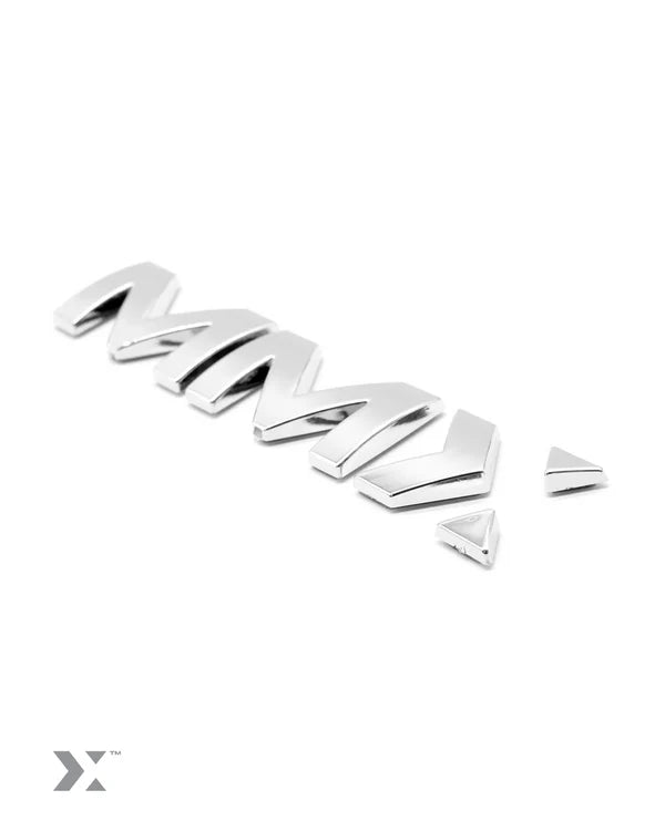 MMX Performance Car Badge – Chrome or Gloss Black (100mm)