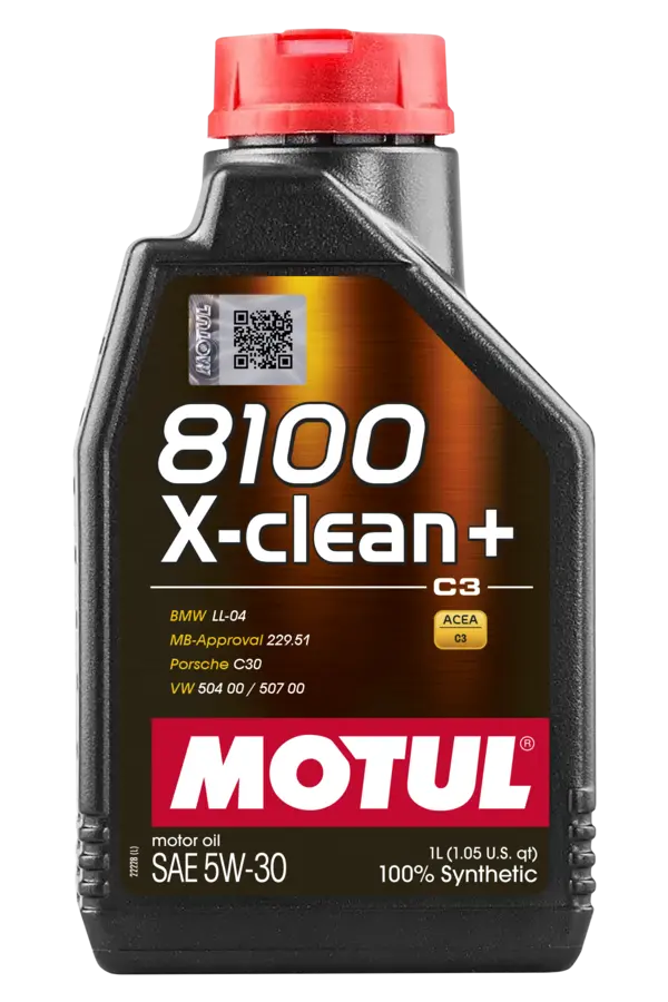 MOTUL 8100 X-Clean+ 5W30 - BMW LL-04 | Porsche C30