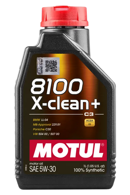 MOTUL 8100 X-Clean+ 5W30 - BMW LL-04 | Porsche C30