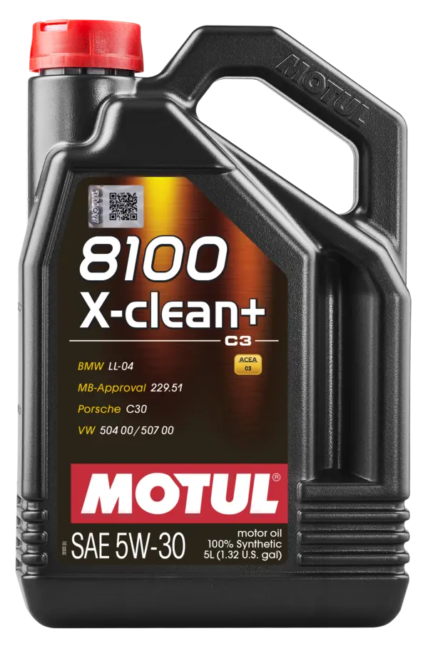 MOTUL 8100 X-Clean+ 5W30 - BMW LL-04 | Porsche C30