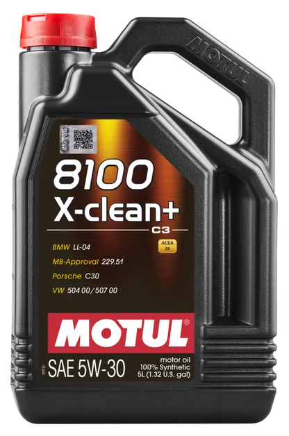 MOTUL 8100 X-Clean+ 5W30 - BMW LL-04 | Porsche C30
