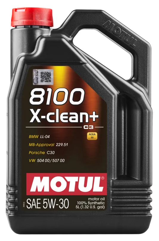 MOTUL 8100 X-Clean+ 5W30 - BMW LL-04 | Porsche C30