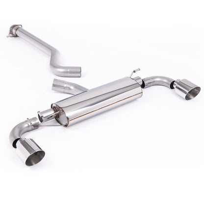 Milltek 3" Non-Resonated Exhaust System for Toyota GR Yaris Gen 2 – OPF/GPF Filter Back - Polished Tips Tips