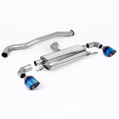 Milltek 3" Non-Resonated Exhaust System for Toyota GR Yaris – OPF/GPF Filter Back - Burnt Titanium - SSXTY130