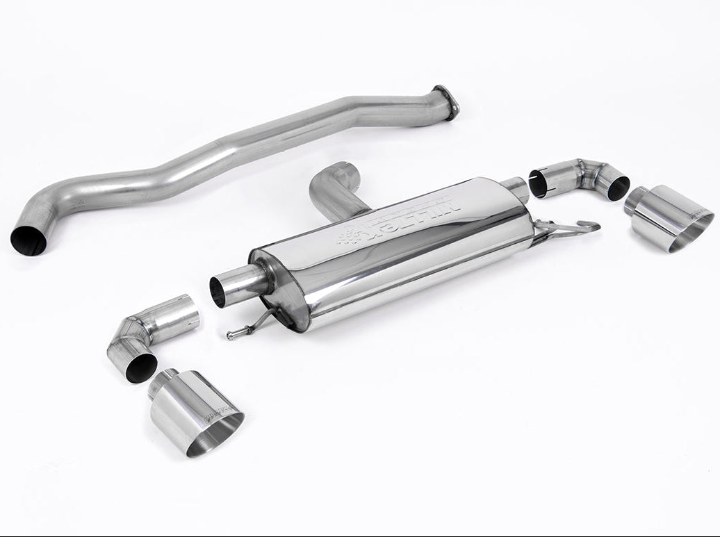 Milltek 3" Non-Resonated Exhaust System for Toyota GR Yaris – OPF/GPF Filter Back - Polished - SSXTY127