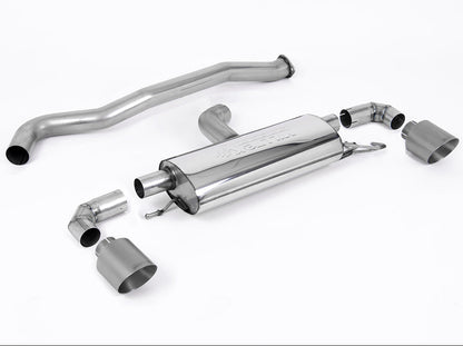 Milltek 3" Non-Resonated Exhaust System for Toyota GR Yaris – OPF/GPF Filter Back - Titanium - SSXTY129