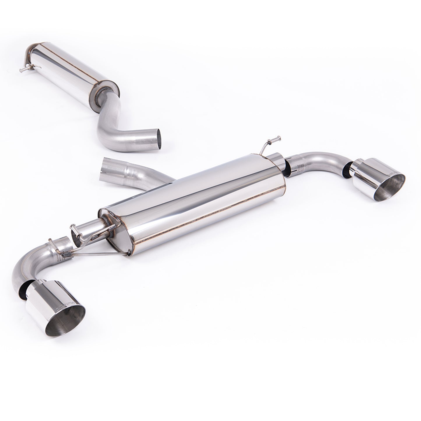 Milltek 3" Resonated Exhaust System for Toyota GR Yaris Gen 2 – OPF/GPF Filter Back - Polished Tips