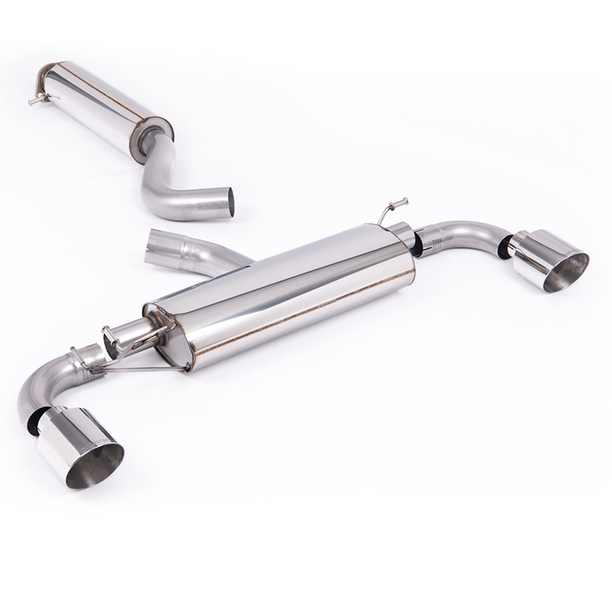 Milltek 3" Resonated Exhaust System for Toyota GR Yaris Gen 2 – OPF/GPF Filter Back - Polished Tips